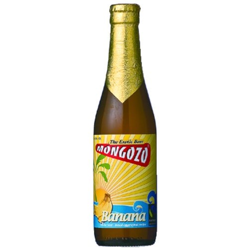 ビール 酒 通販 人気商品 最安値に挑戦中！「モンゴゾ・バナナ」はピンクの象で有名なデリリュウムを造るヒューグ社のビール。「mbege」と呼ばれるケニアとタンザニアのマサイ族の人々に伝わる伝統的レシピに基いて造られたビールです。バナナの香りと味が絶妙にミックスされています。主原料のバナナはフェアトレード・ラベル認証バナナ（オランダのMax Havelaar label）を使用しています。商品名のモンゴゾとは現地語で乾杯という意味です。