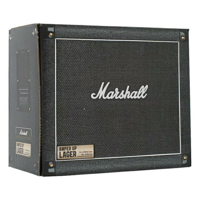 ビール マーシャル アンプトアップ ラガー 専用ボックス入り 缶 330ml×16本セット 複数本ラッピング・熨斗不可 (76007) デンマーク beer(8...