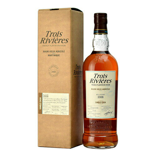 ラム　トロワ リビエール シングルカスク 2006 700ml (76631)　スピリッツ rum(73-3)のサムネイル