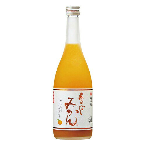 リキュール 酒 通販 人気商品 最安値に挑戦中！みかんそのままのみずみずしい果肉をたっぷり詰め込んだ「あらごしみかん」。国内の厳選された「温州みかん」の果汁とさのう（つぶつぶ）を、1800mlで33個分、720mlで13個分、贅沢に使用しています。外皮と内皮を丁寧に取り除き、果汁を損なわないようにブレンドすることで、まるでみかんを丸かじりしているようなフレッシュでジューシーな味わいになるようこだわりました。みかんの爽やかな香りと酸味、そしてつぶつぶの食感をお楽しみください。冷やしてロックまたはストレートがオススメです。※こちらの商品は常温での配送で問題ありませんが、ご心配の方はクール便をお選び下さい。尚、商品が届きましたら要冷蔵にて保管をお願い致します。
