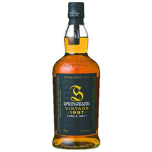 ウイスキー　スプリングバンク 1997 バッチ2 54.9度 700ml　洋酒 Whisky(98-0)