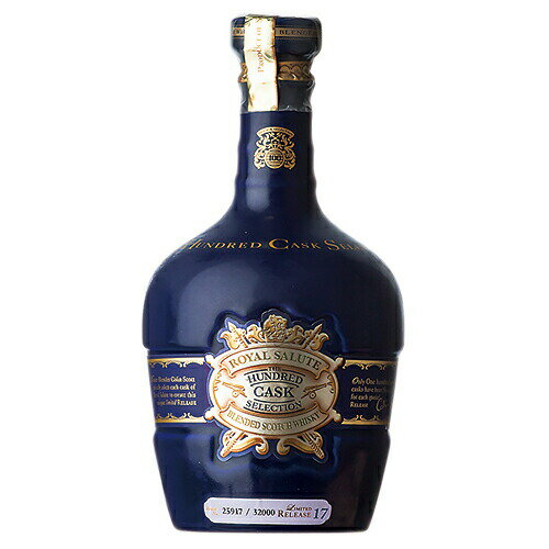 ウイスキー　ロイヤルサルート 100カスク 700ml (70365)　洋酒 Whisky(77-5)