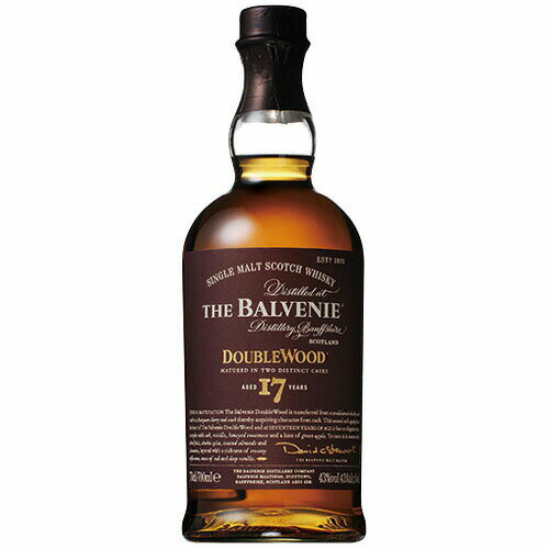 ウイスキー　バルヴェニー ダブル ウッド 17年 700ml (79495☆)　洋酒 Whisky(35-3)