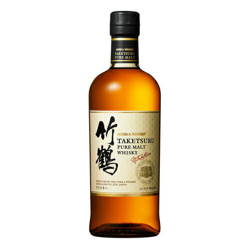ウイスキー　ニッカ 竹鶴 ピュアモルト 白ラベル 700ml (14133☆)　洋酒 Whisky(81-0)