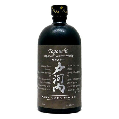 ウイスキー　桜尾B&D 戸河内 SAKE カスクフィニッシュ 700ml (16122)　洋酒 Whisky(74-1)
