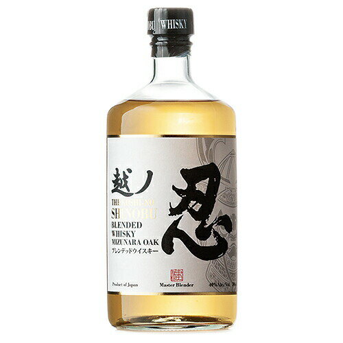 ウイスキー　新潟麦酒 越ノ忍 ブレンデッド 40° 700ml (16248)　洋酒 Whisky(77-3)