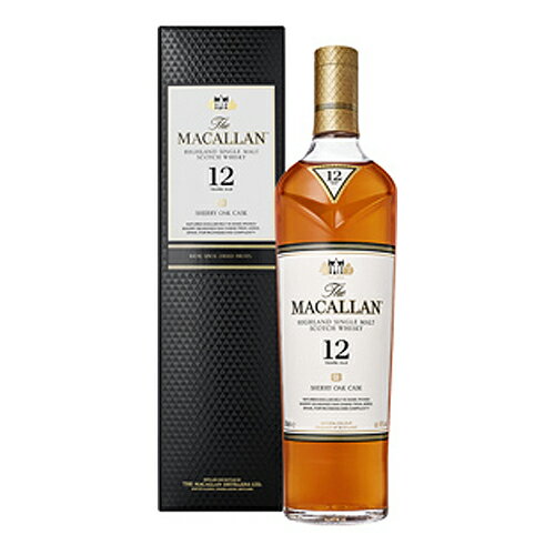 MACALLAN ウイスキー　ザ マッカラン 12年 シェリーオーク 700ml (70058)　洋酒 Whisky(32-2)