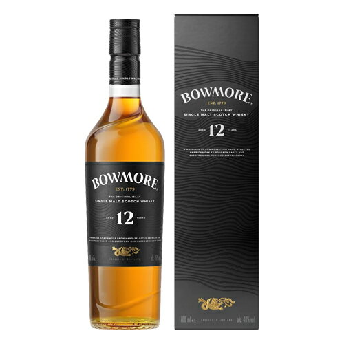 ウイスキー ボウモア 12年 正規品 700ml (90101) 洋酒 Whisky(32-3)