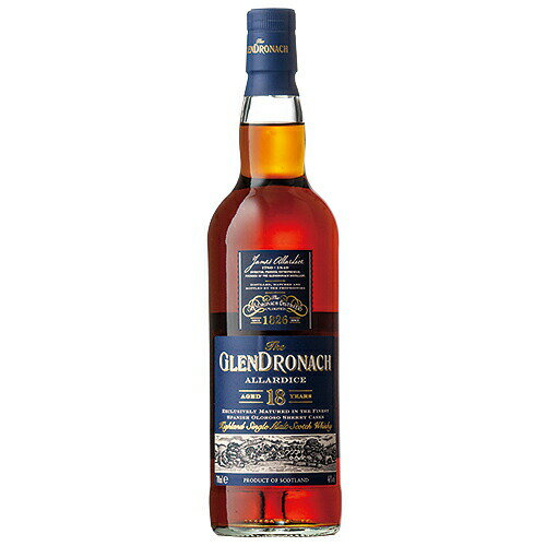 ウイスキー　グレンドロナック 18年 アラダイス 700ml (70239)　洋酒 Whisky(77-5)