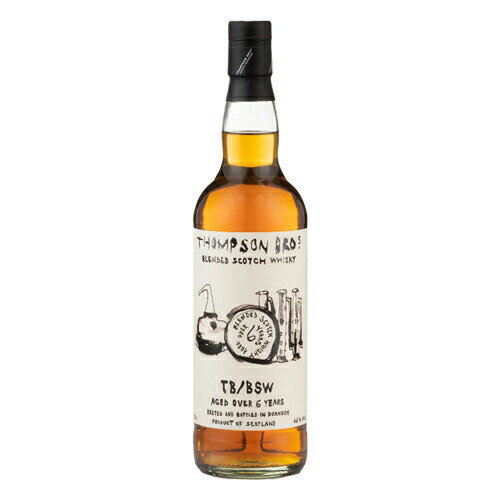 ウイスキー　トンプソンブラザーズ TB/BSW 6年 ブレンデッド スコッチウイスキー 700ml (70475)　洋酒 Whisky(74-2)