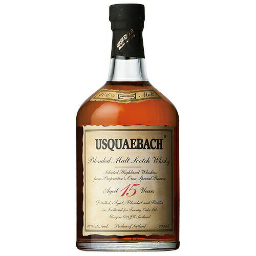 ウイスキー　ウシュクベ ピュアモルト 15年 700ml (70713)　洋酒 Whisky(34-3)