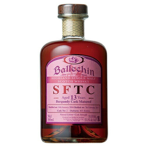 ウイスキー　バレッヒェン SFTC バーガンディマチュアード 13Y 500ml (79610)　洋酒 Whisky(77-5)