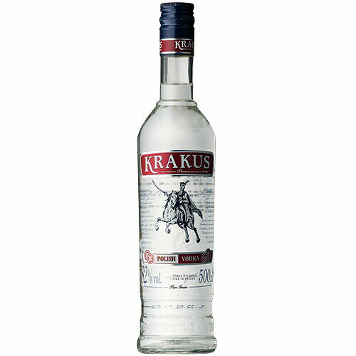 ウォッカ　ポーランド クラクス ウォッカ 82度 500ml (73474)　スピリッツ vodka(32-3)