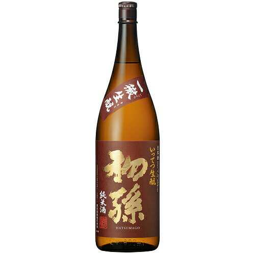 日本酒　初孫 一徹 生もと 純米酒 1800ml○ (07708) 山形県　Sake(67-3)