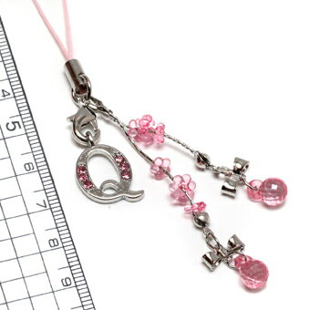 イニシャルストラップQ