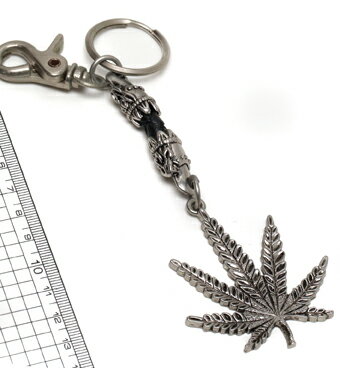 メタルキーホルダー　ヘンプ　(金属色あせ有り大特価)