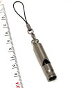 ホイッスルストラップ 4.7×1cm 円筒形 笛 少々色あせあり 訳あり