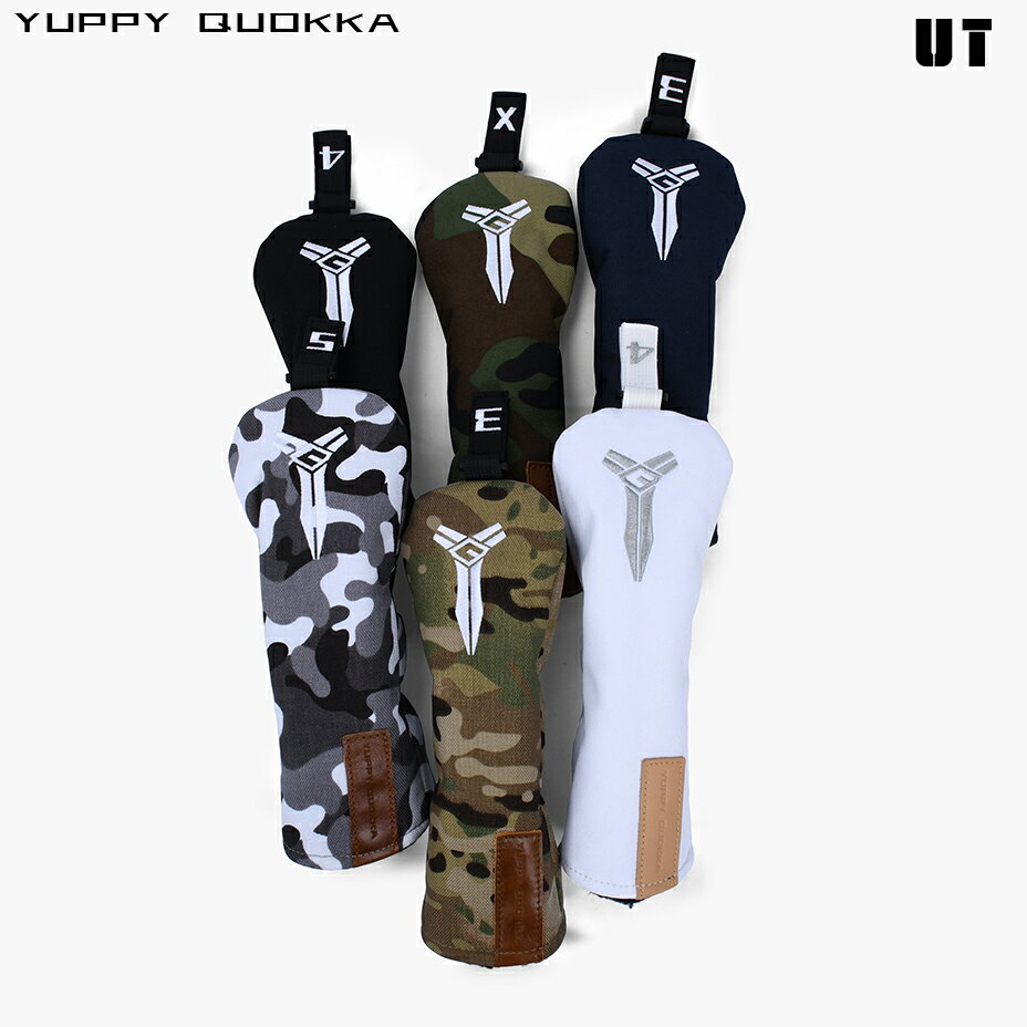 【GOODA掲載】Designed in TOKYO YUPPY QUOKKA 高級 上質感 ゴルフ ヘッドカバー モダンクラシック かっこいい 細部…