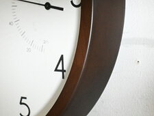 『壁掛け時計 カンパーニュエール』タカタレムノス 温時計 湿度計 北欧 ナチュラル シンプル 木製 木枠 おしゃれ 静音 静か 見やすい 大きい 子供 店舗 リビング 玄関 寝室 プレゼント 新築祝い 開店祝 おすすめ インテリア ウォールクロック 日本製 壁時計 かけ時計 [2]