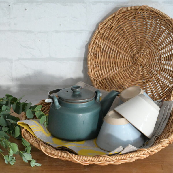 『 ユティルナイール　ざるラウンド』 洗える ウォッシャブル 笊 ザル おしゃれ かわいい 丸型 円型 丸..