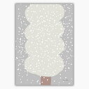 ◎ ポスター ポストカード はがき ミニポスター 木 冬 雪 アート クリスマス 癒し インテリア おしゃれ かわいい ブラウン ベージュ 北欧 韓国 海外 玄関 トイレ リビング 寝室 子ども部屋(3)