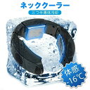 2つの冷却モード 瞬間体感-16℃ 冷やす 首 最新三つの冷却プレート 半導体冷却 瞬間強力冷却 首掛け扇風機
