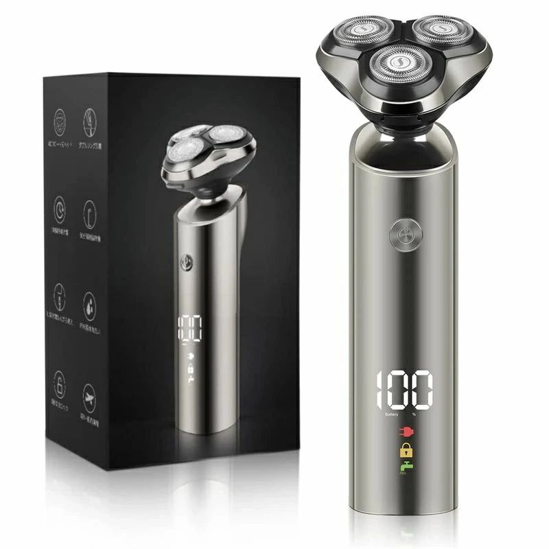 人気 メンズシェーバー 電動 ひげそり 回転式 お風呂剃り 電気シェーバー 髭剃り メンズ シェーバー 電動 メンズ