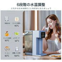 プレゼント 新年会 カートリッジ 電気ポット 浄水ポット 温水器 整水器 冷水 温水 給水 サーバー ロック付き ボトル コンパクト 水温調節 一体型 カートリ...