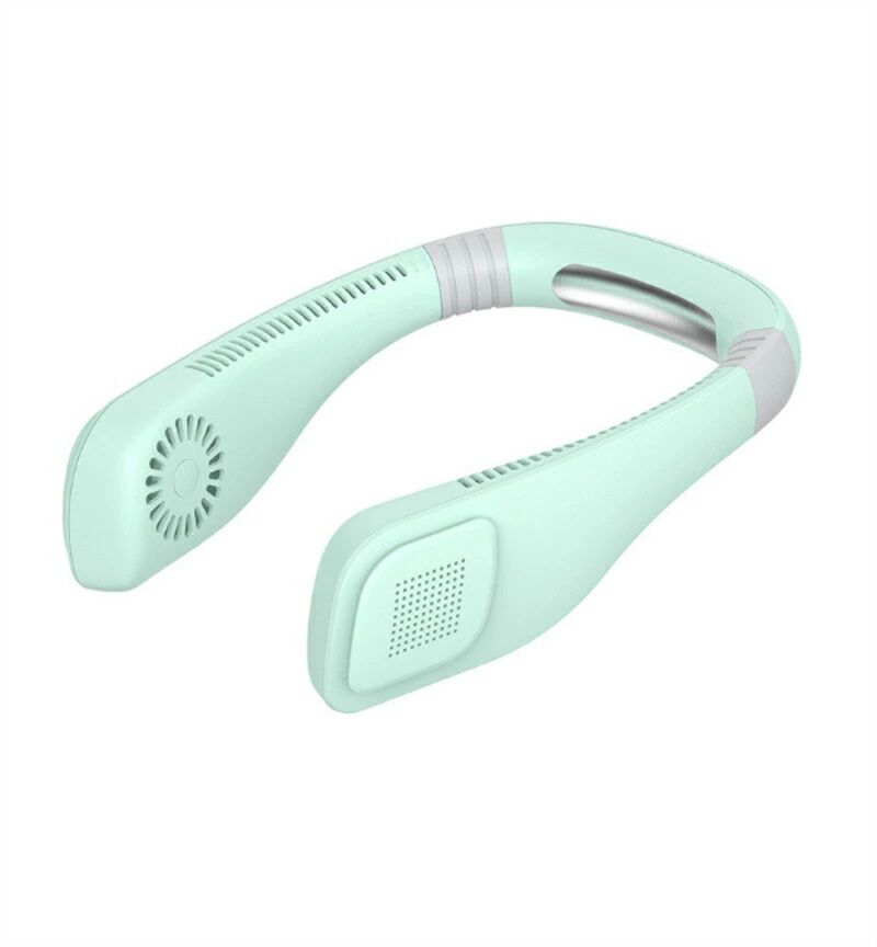 LED表示 8.5h連続送風 ハンディファン 携帯扇風機 静音 接触涼感 小型 軽量 首かけ 扇風機 羽なし ネッククーラー