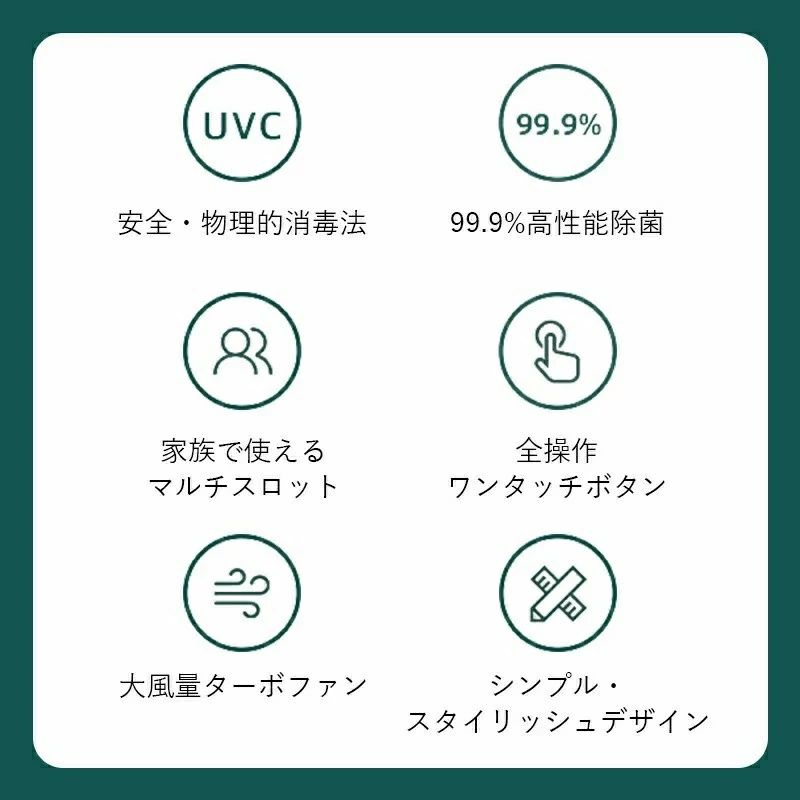 5本対応 家族用 充電式 電動歯ブラシ対応 収納便利 自動電源オフ機能 自動タイマー UBS充電式 静音 除菌器 UVC 歯ブラシスタンド 歯ブラシ収納ホルダー 歯ブラシ立て カビ防止 壁掛け式 空気循環 UV除菌 歯ブラシ除菌器 乾燥 除菌