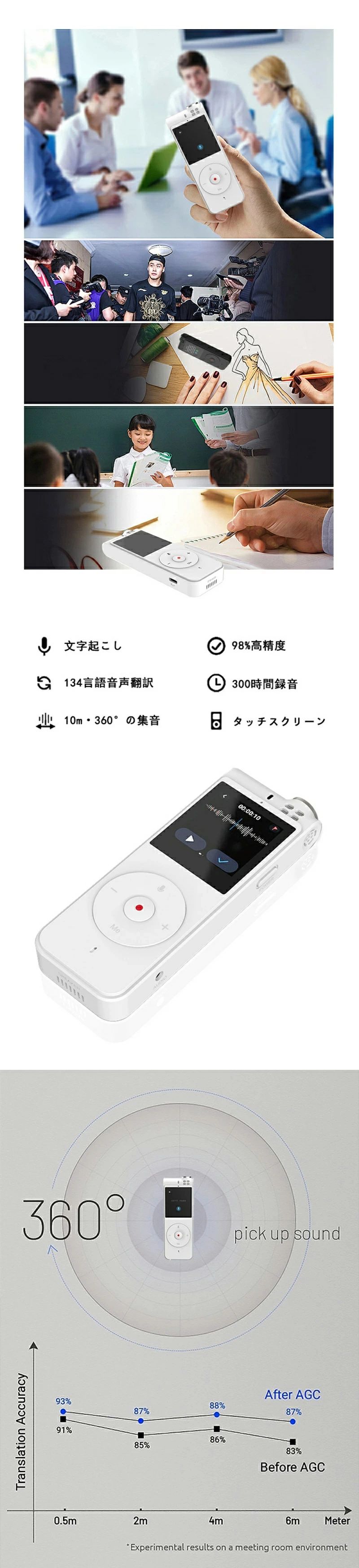 CASIO(カシオ) 人間工学電卓 ホワイト DE-12D-WE-N ［12桁］ DE12DWEN