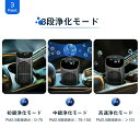 プレゼント 父の日 消臭 タバコ アレルギ対策 花粉対策 活性炭フィルター フィルター付き PM2.5ダストセンサー 低騒音 車内消臭 卓上 2種モード 空気清...