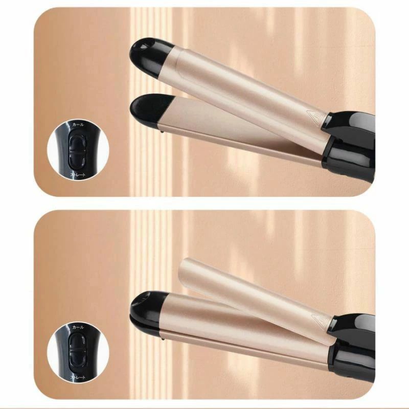 ストレーヘアアイロン カールヘアアイロンセラミック2way カール ストレー
