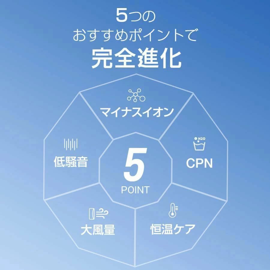 ヘアドライヤー 大風量 速乾 恒温保護 美髪 ヘアケア ツヤ髪 美容家電 おすすめ 3段階調節 男女兼用 軽量