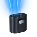 扇風機 腰掛け扇風機 モバイルバッテリー 6000mAh 小型 dcモーター ハンディ扇風機 手持ち扇風機 ミニ扇風機 携帯扇風機 4段階風量調節 LED表示 ...