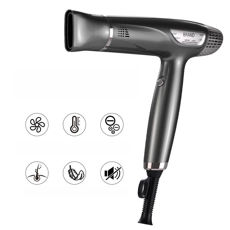 恒温 超大風量 付属ノズル1つ付き シンプルモデル 3段階風量調整 コンパクト ドライヤー