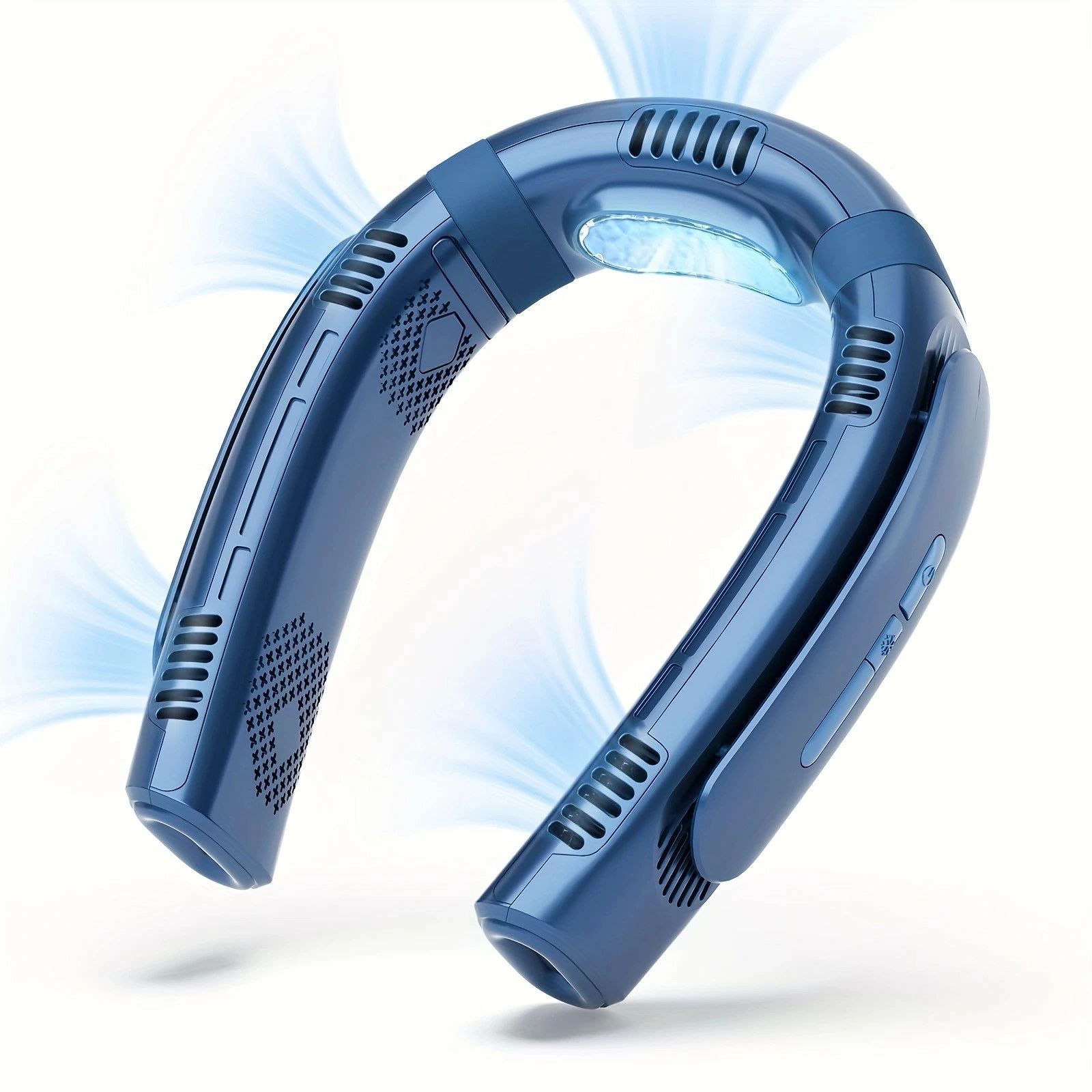 3段階風量 静音 瞬間冷感 360°送風 ネックファン ネッククーラー 携帯扇風機 涼しい 扇風機