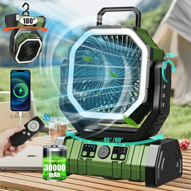 扇風機 卓上 吊り下げ サーキュレーター コードレス 充電式