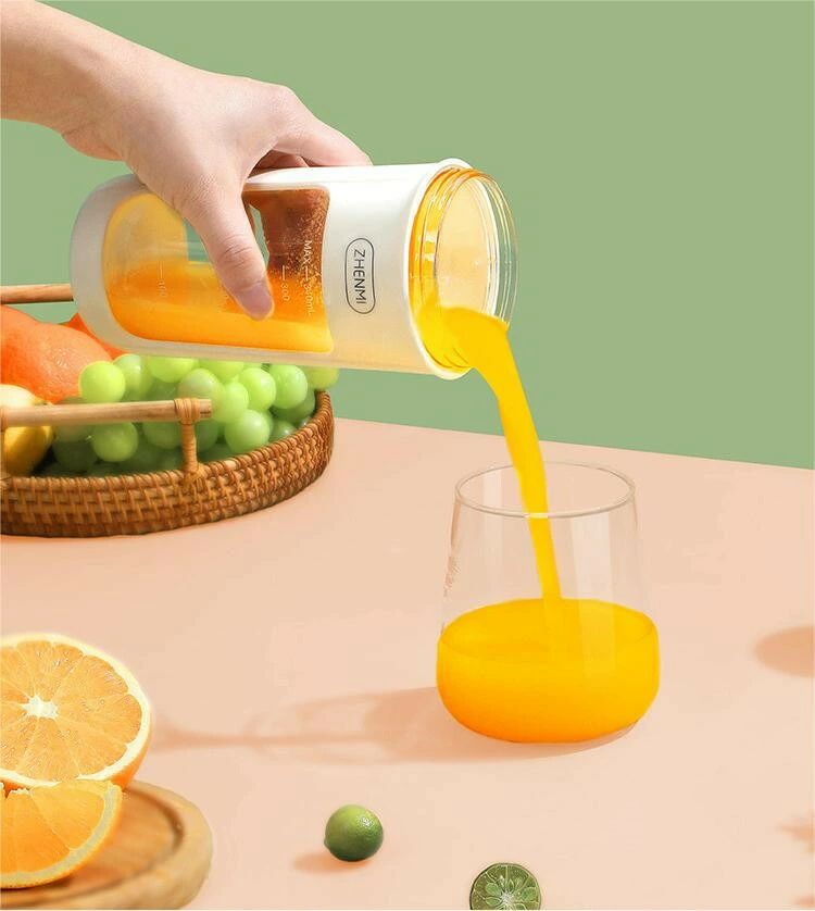 ジューサー ミキサー アウトドア コンパクト スムージー 340ml ポータブル 氷も砕ける おしゃれ 朝食