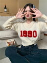 カジュアル おしゃれ こなれ感 ラフ ラブリー ロゴ 春 秋 冬 重ね着 韓国 コーデ 楽ちん 普段使い 着回し(4)