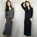 長袖 Vネック 2way スウェット 大人可愛い かっこいい ラフ 無地 春 秋 デート お泊まり 旅行 普段使い