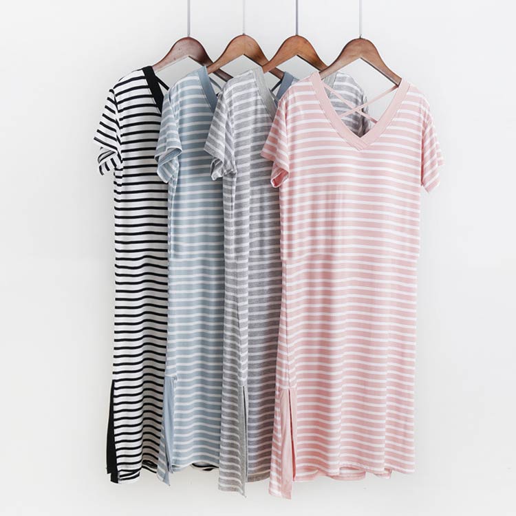 ワンマイルウェア カップ付きワンピース カップ付きワンピース ロングワンピース 半袖 部屋着 パジャマ