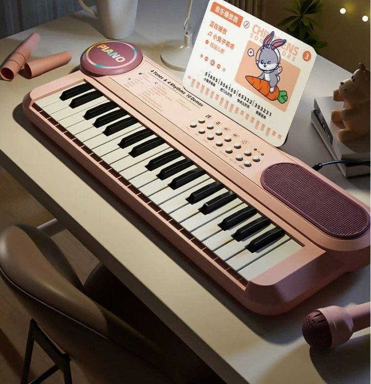 携帯型の小さいピアノの多機能のエレクトーン子供の金のピアノのおもちゃの初心者の練習の楽器を教えることを教えます