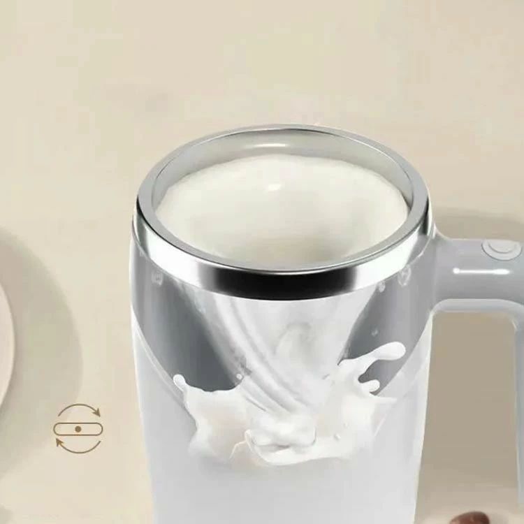 自動攪拌マグカップ 380ml usb充電可能 お茶カップ ステンレス 自動磁気撹拌カップ マグカップ コーヒーカップ