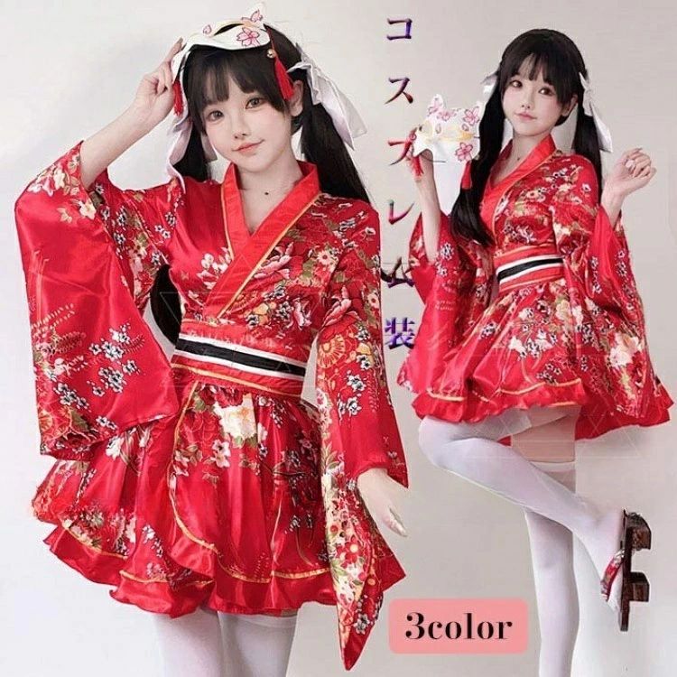 袴 大人用 ステージ 舞台 ダンス コスチューム レディース ミニドレス 和風 衣装 袴風 コスプレ衣装 着..