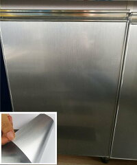 ステンレス調リメイクシールキッチン10m×40cm(壁紙壁紙シールリメイクシートリフォームシートウォールステッカーカッティングシールふすま紙DIYIsdy)