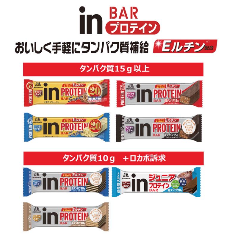 6個 森永製菓 inバープロテイン グラノーラ チョコアーモンド 高たんぱく10g・ビタミンB群7種配合 プロテインの働きを強めるEルチン配合 手軽に美味しくタンパク質チャージ トレーニング後・間食・出先 いつでもどこでもタンパク質チャージ！ 送料無料 ネコポス