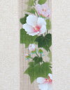 和風長尺細タペストリー・酔芙蓉/和モダン 洛柿庵タペストリー/夏