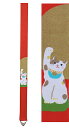 和風 細タペストリー・紅白招き猫 /(和柄)/ 京都 洛柿庵/冬