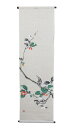 手描き タペストリー:山茶花/
